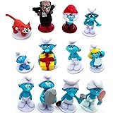 ONOGAL The Smurfs collection set of 12 different Smurfs high qualty pastic characters 4673