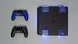 Wall Mount for PS4 PlayStation 4 with Multicolor