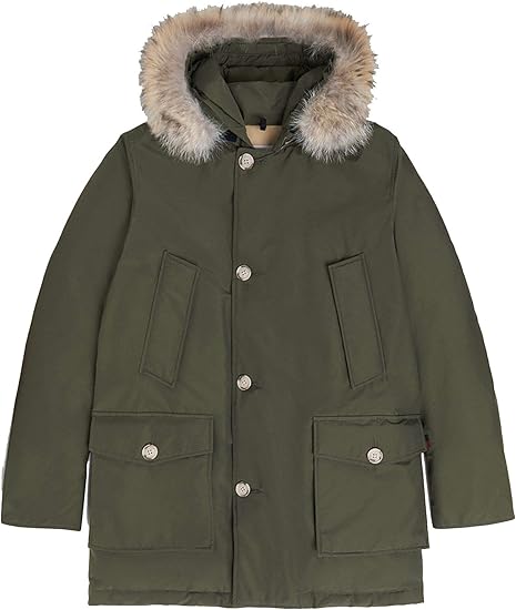 Amazon Co Jp ラグジュアリーファッション Woolrich メンズ Woou0272mrut0001bol グリーン コットン アウタージャケット 秋冬 Woolrich 服 ファッション小物