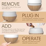 SALKING Essential Oil Diffuser 100ml Ultrasonic Humidifier Night Light Auto view 7