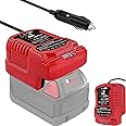 URUN Replacement for Milwaukee Electric Tools Corp 48-59-1810 Vehicle Charger Compatible for Milwaukee 18V Lithium Batteries 48-11-1815, 48-11-1820, 48-11-1822