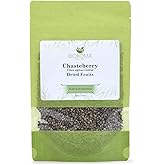 Biokoma Chasteberry Dried Fruits 100g (3.55oz) in Resealable Moisture Proof Pouch - Herbal Tea, No Additives, No Preservatives, Kosher