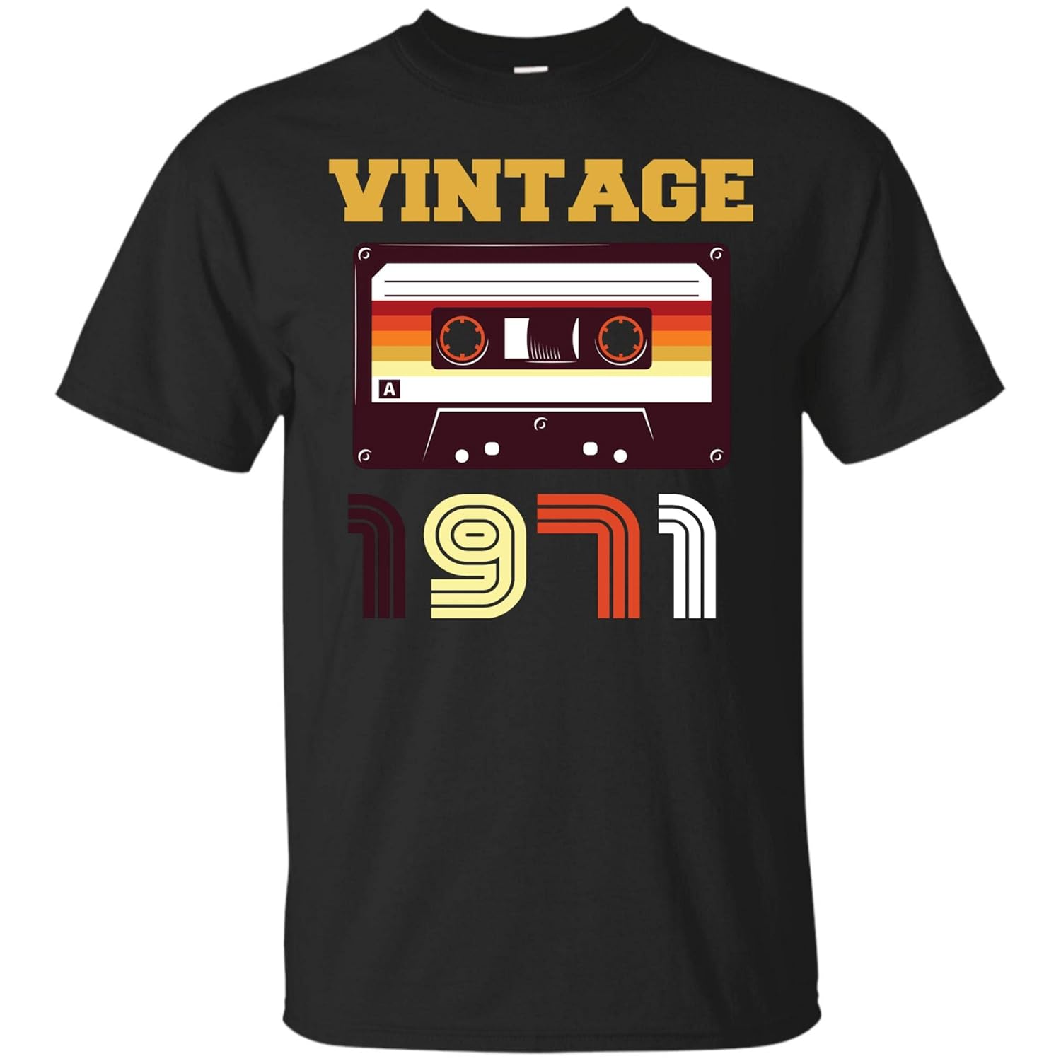 1971 Vintage Retro T Shirt Birthday T Shirt 4035 Jznovelty