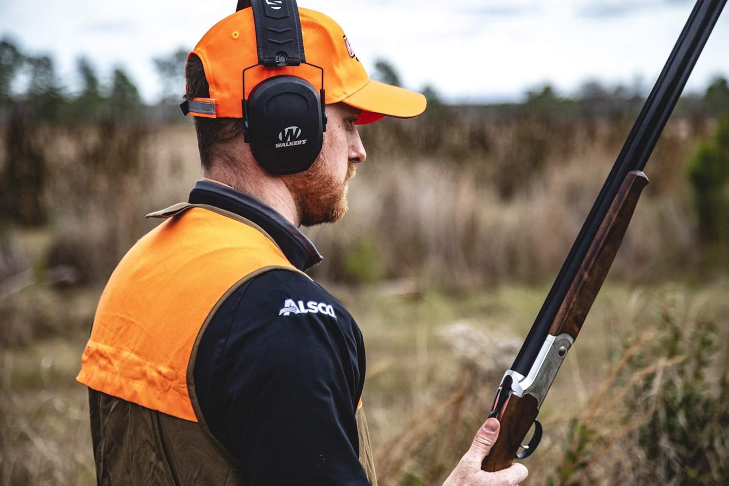 Walker's Razor Slim Passive Earmuff - Ultra Low-Profile Earcups - Black : Clothing