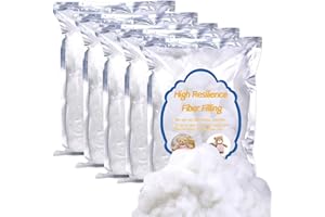 MORFEN 700g/24.7oz Polyfill Stuffing, Poly Filling Stuffing, Premium Polyfill Fiber Fill, Cushions Pillow Stuffing, High Resilience Cotton Stuffing for Crafts Pillows DIY Crochet Stuffing