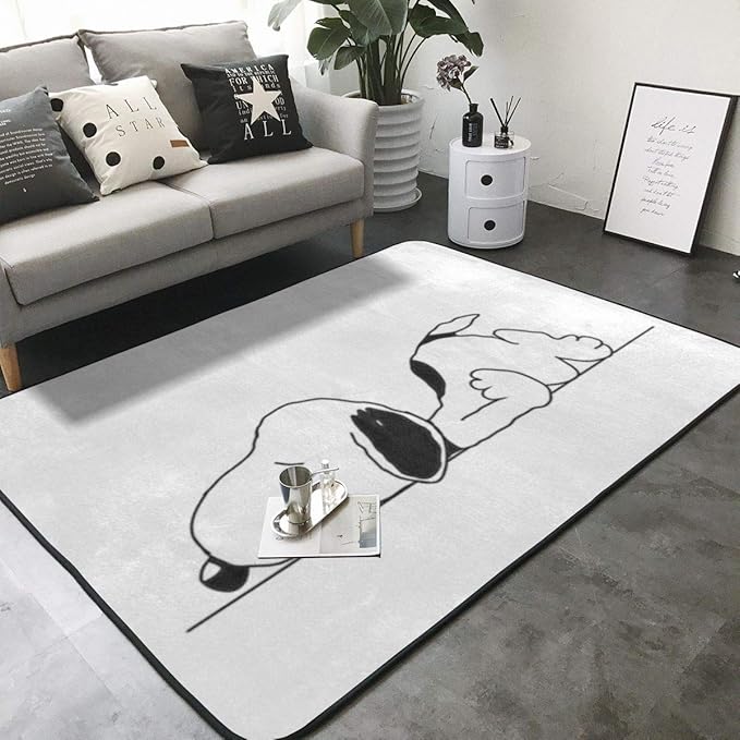 snoopy nursery rug