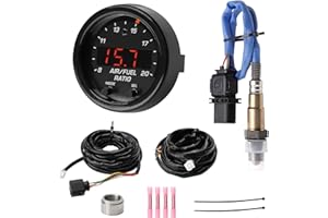 30-0300 X-Series 52mm (2-1/16”) Wideband UEGO Air/Fuel Ratio Gauge with LSU 4.9 Sensor Controller Gauge with Wideband Oxygen 