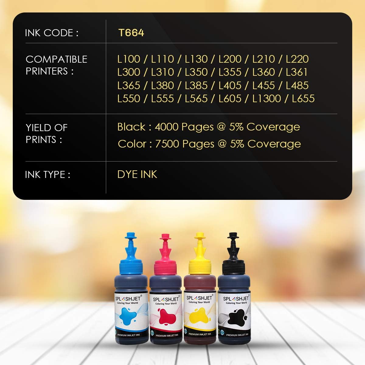 epson l380 ink code