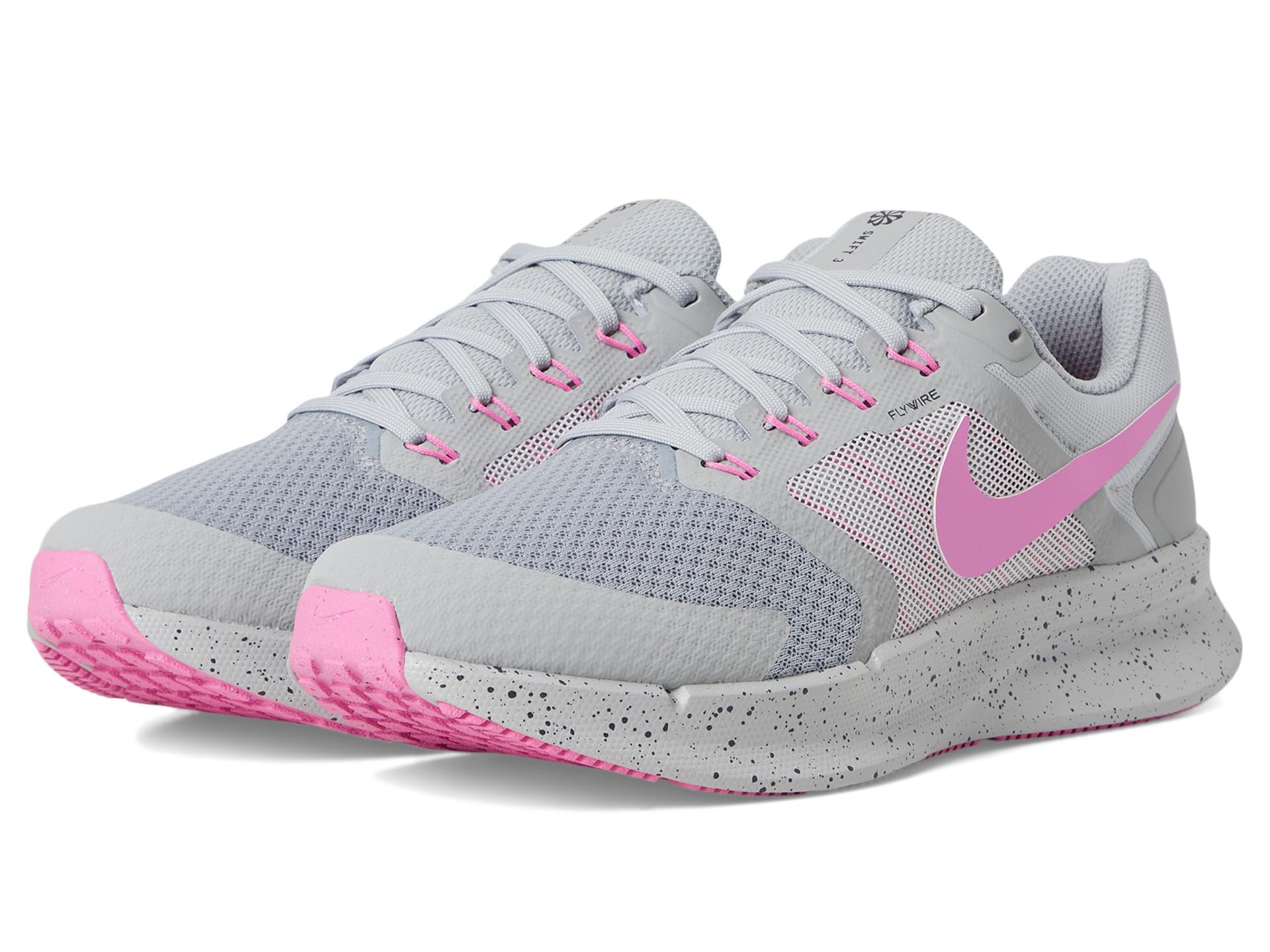 Nike Women's Run Swift 3 Road Running Shoes, Vast Grey/Playful Pink-Light Smoke Grey, 11.5 Image