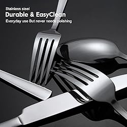 45-Piece Flatware Sets, Silverware Set for