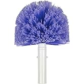 Poolmaster 20610 Swimming Pool Area Indoor/Outdoor Cobweb Brush | Dome-shaped head with extra-soft bristles reaches tight spaces and fits standard 1.25-inch telescopic poles.