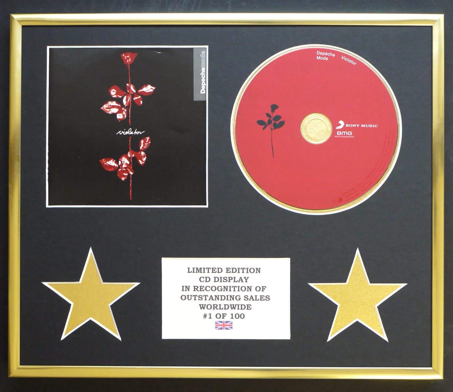 DEPECHE MODE/CD DISPLAY/LIMITED EDITION/COA/VIOLATOR