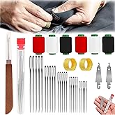 37Pcs Big Eye Steel Sewing Needles Kit, Sewing Tool Set, Steel Needles for Hand Sewing, Portable DIY Hand Made Craft Set for Beginners & Daily Use