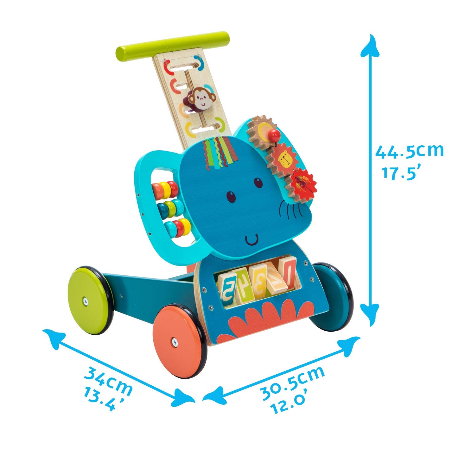 tidlo wooden activity walker
