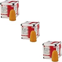 Swingline Rubber Fingertips, #12, 11/16" Diameter, Amber, Box Of - View #6