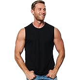 Merino Wool Tank Top Men - Active Merino Wool Undershirt Moisture Wicking Breathable Anti-Odor Lightweight Base Layer