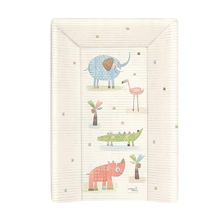 Wickelauflage | Wickeltischauflage | 70 x 50 | KEIL-Form | Design: Dschungeltiere