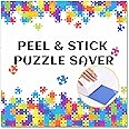 Puzzle Glue Sheets for 3 X 1000 Puzzles, 18 Peel & Stick Puzzle Saver, No Stress & No Mess, Clear Sticker Sheets to Preserve 