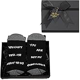 Glitopper Valentine's Day Gifts Sets for Grandpa Funny Novelty Socks with Gift Boxes Thank You Gift for Grandfather New Year Holiday Gifts from Grandson, Granddaughter