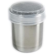 Tamis à Farine/sucre En Acier Inoxydable - Shaker Avec Couvercle - Pour Pâtisserie, Sucre Glace, Cannelle - 11.8x7.2x7.2 Cm