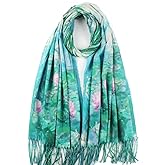 Umjetnost Soft Cashmere Feel Scarf For Women Winter Warm Scarves Large Shawl Wrap Monet Van Gogh Art Print