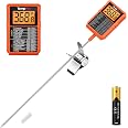 TempPro TempDip 1 Sec Digital Candy Thermometer with Pot Clip & 10" Probe | Waterproof Instant Read Deep Fryer Oil Thermomete