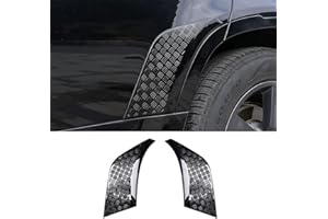 GAFESKUI Rear Wheel Arch ABS Black Body Anti-Scratch Protection Cover Trim Kit Compatible with 2020-2025 Land Rover Defender 110 130 Decoration Armor Sticker Trim Exterior Accessories