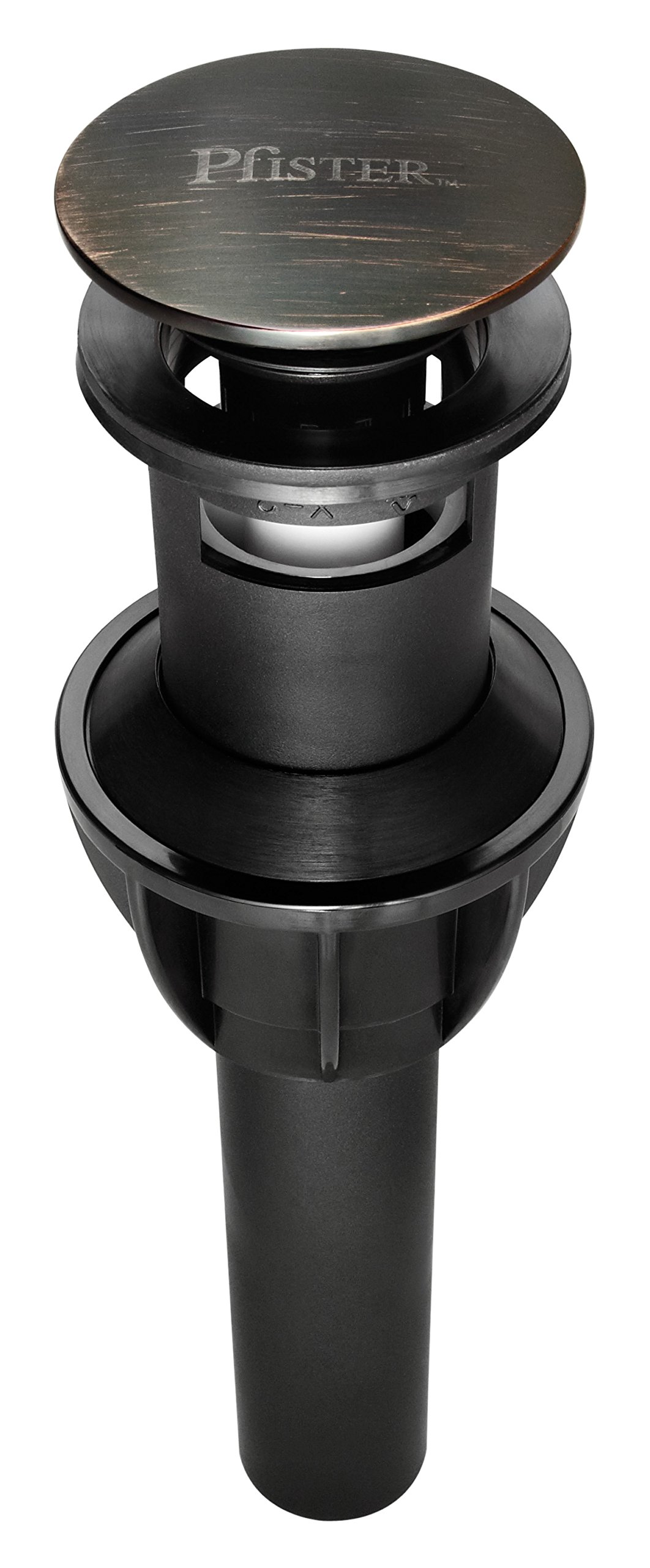 Pfister 972053Y Push and Seal Popup Drain Assembly for Bathroom Sink