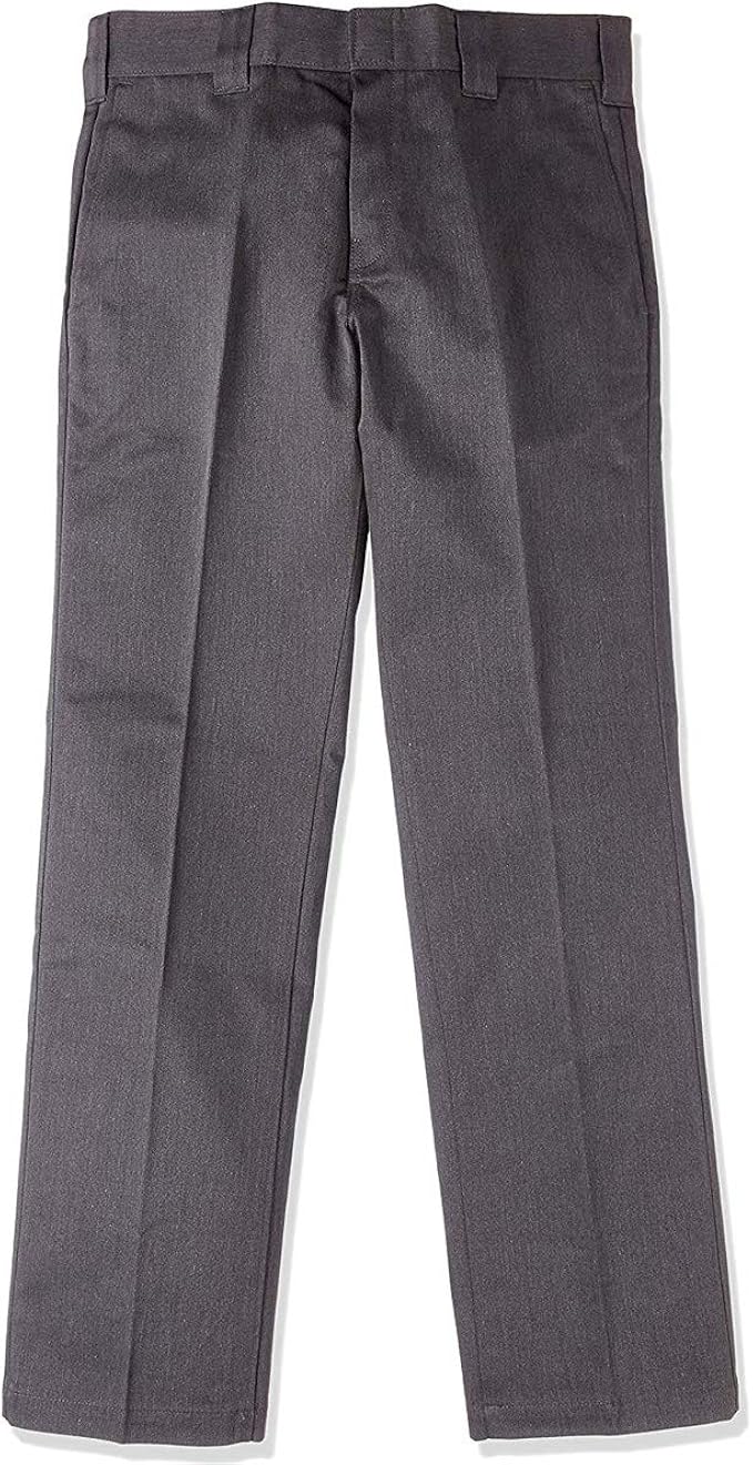 low rise black work pants