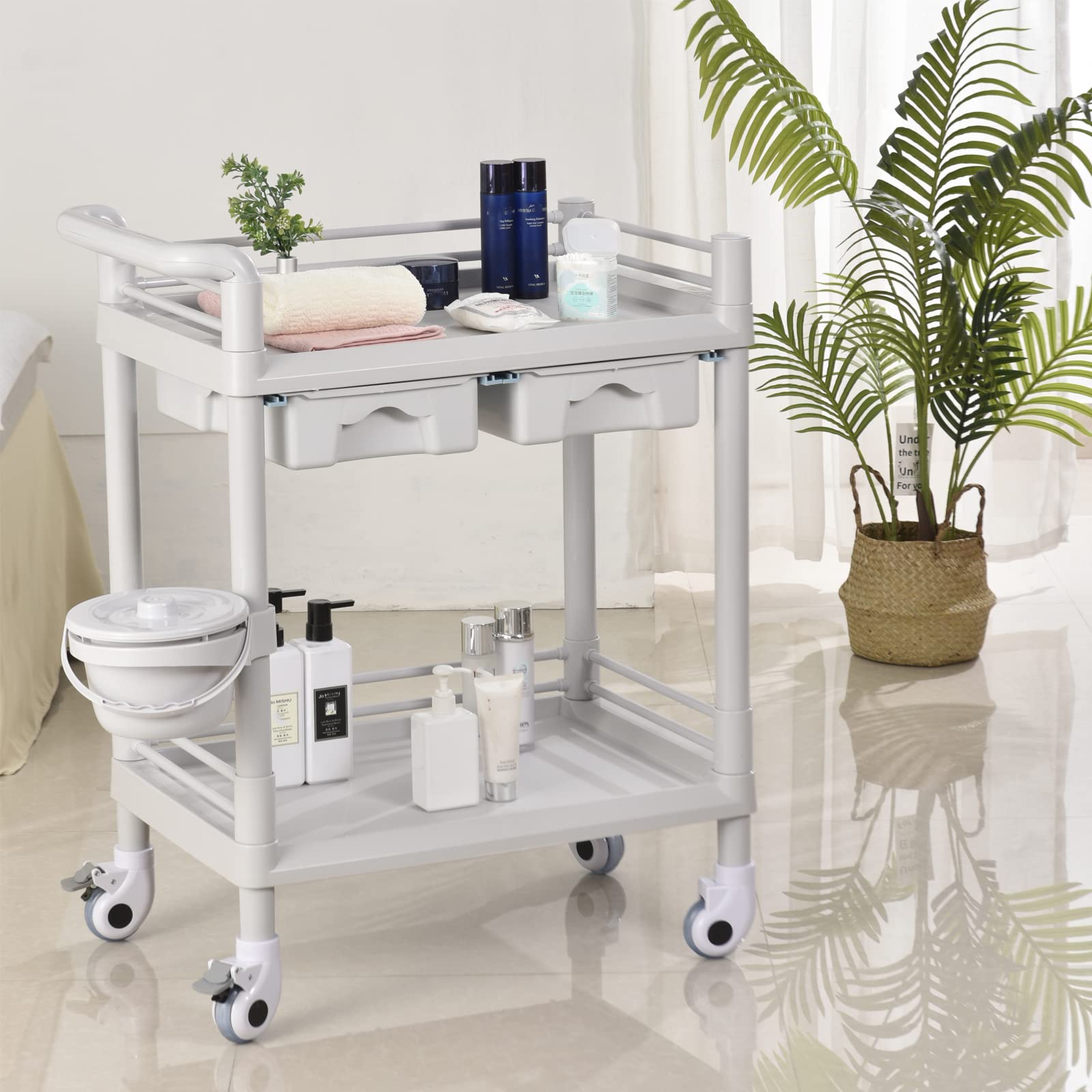 Rolling Utility Cart,Qiwey Medical Utility Cart