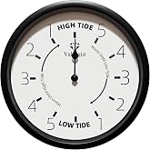 Valuegist Tide Clock 10 inch Nautical Wall Hanging Boat Using Tide Clock High Tide Low Tide, Nautical Wall Clock for Weather Station, Wall Decor, Boat Accessories
