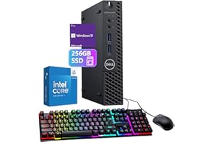 Dell Optiplex 3070 mini PC Desktop, Core i5-9500T up to 3.70Ghz, 8GB DDR4 RAM, 256GB SSD, Windows 11 Professional Micro PC (M