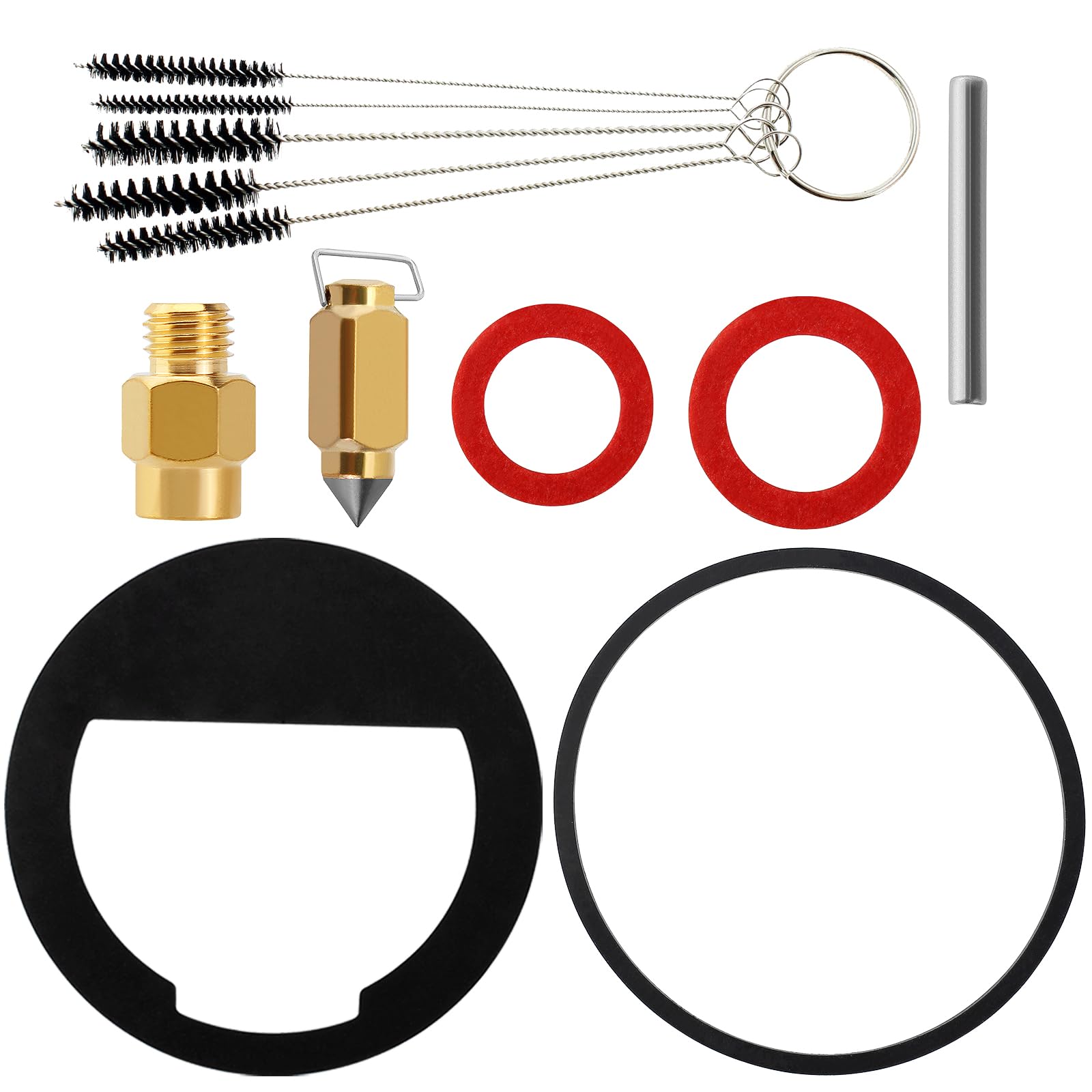 QAZAKY Carburetor Rebuild Kit Compatible with Kohler K-Series K90 K91 K141 K160 K161 K181 K191 K241 K301 K321 K330 K331 K341 K482 K532 2575701-S 25 757 01 S