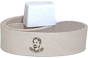 TAMROD HOLDINGS LLC 1" x 30" Leather Honing & Polishing Belt - Buffing Compound Included