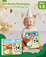 hahaland Toddler Busy Book Montessori Farm 20-in-1 Toy 1+ Year view 9