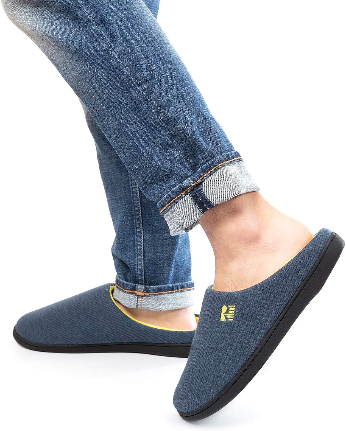  | RockDove Men's Original Two-Tone Memory Foam Slipper | Slippers