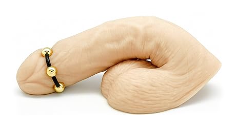 ESTIM Penis Eichel Hoden Schlaufe Ring für Reizstrom Elektrostimulation Elektroden Elektrosex by DR. ELECTRO (GOLDEN LOOP)