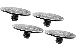 Haneex 4pcs Rear Leaf Spring Plastic Insert Pad Spacer Insulator Round for Chevy GMC Trucks 1998-2011 - Replaces GM 20870046