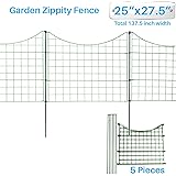 Amazon.com : WamBam Fence WF29001 Zippity Garden Fence : Garden & Outdoor