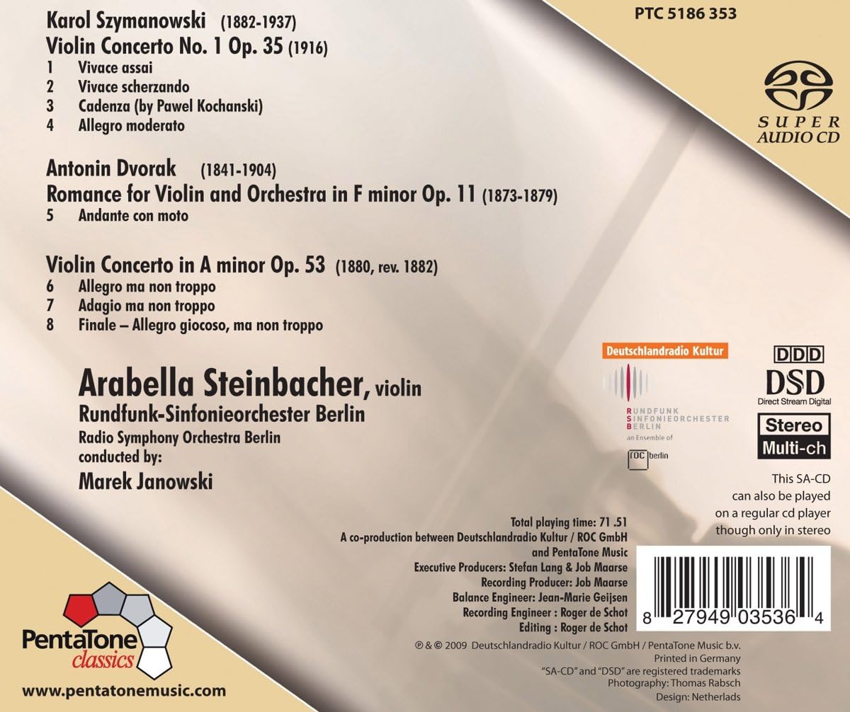 Dvorak; Szymanowski: Violinkon - Image 3