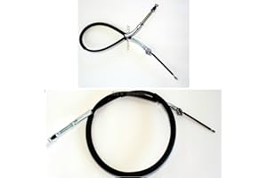 ATVWORKS Parking Brake Cable Set Compatible with Kawasaki Mule 600/610 / SX (KAF400 Engine) Left & Right - Replaces 54005-7505 & 54005-7506