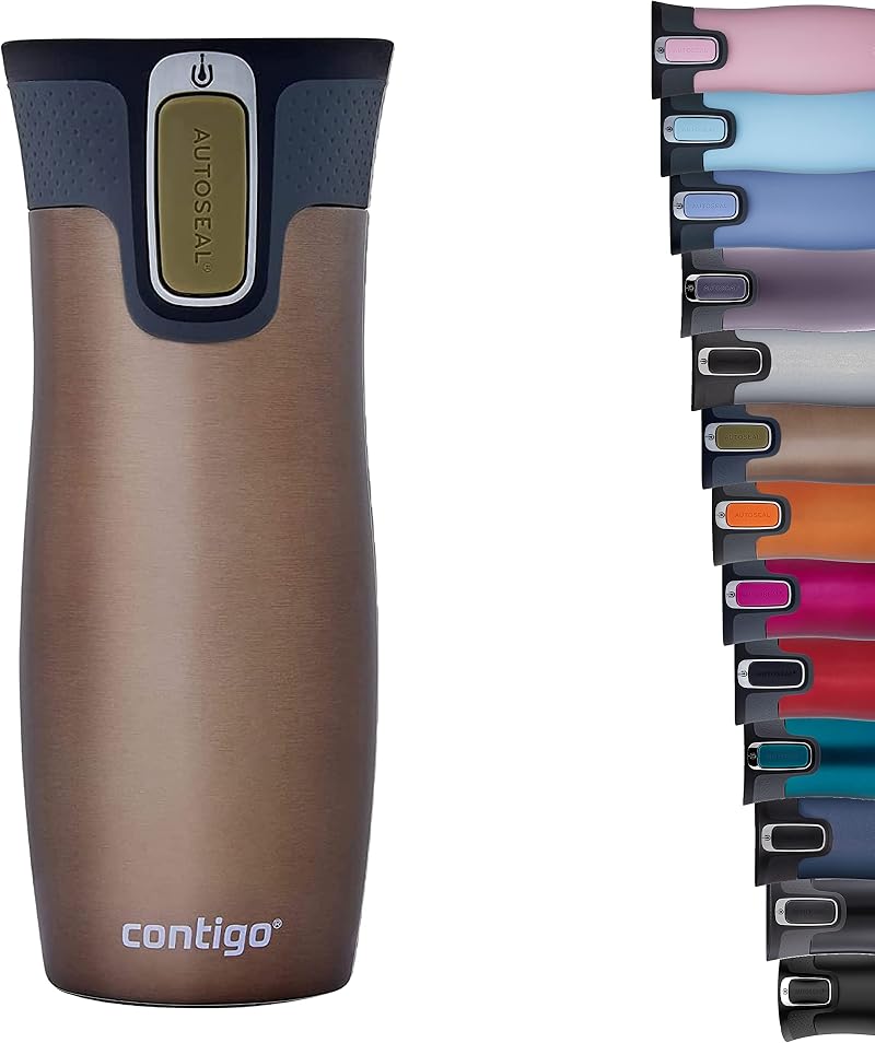 Contigo West Loop Autoseal Travel Mug 470 ml Stainless Steel Latte