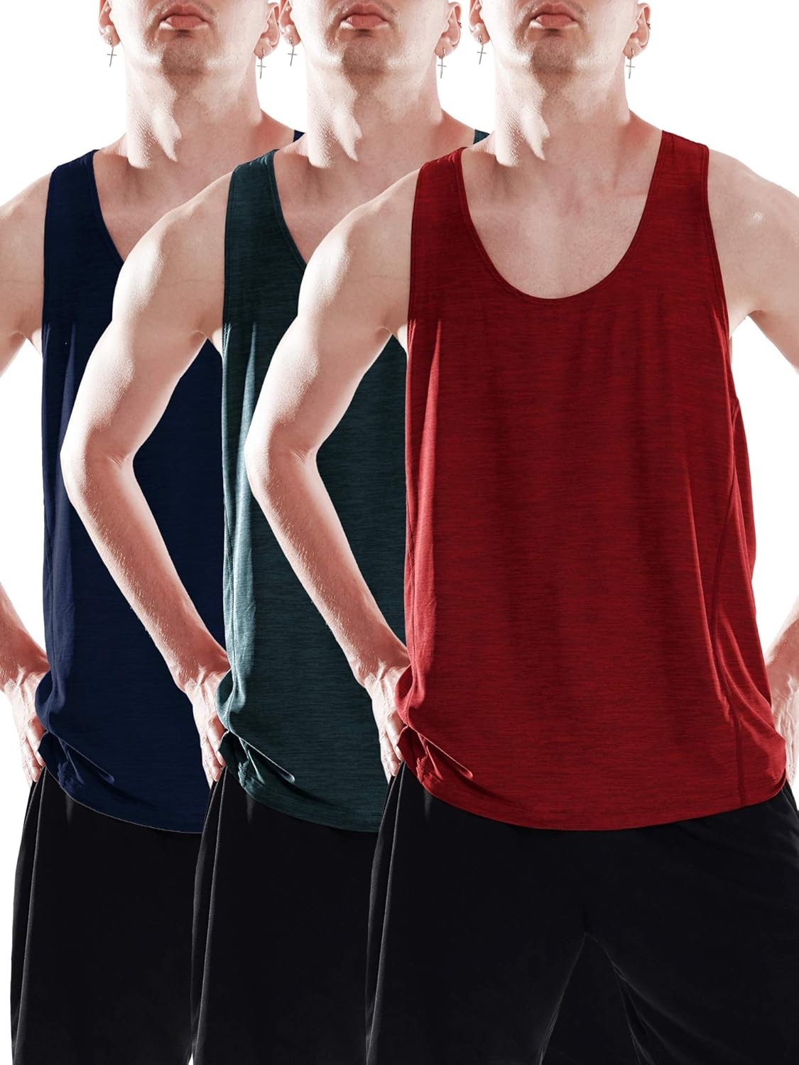 Cadmus Men's Cool Fit Workout Tank Tops: Clothing