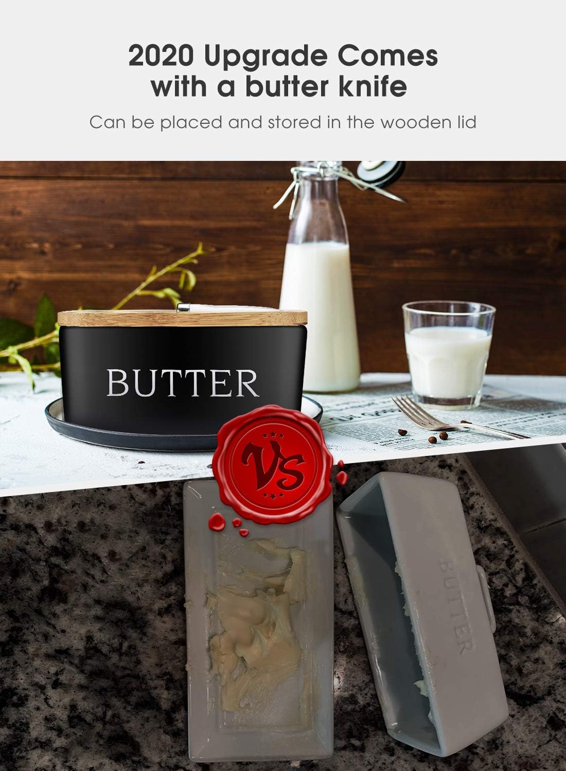 Butter Dish with Lid - Image 3