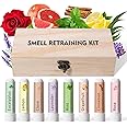 Smell Training Kit for Loss of Smell - Natural Smell Retraining Kit for Anosmia and Sense of Smell Support - 8 Essential Oils Therapy, Olfactory Training with Lemon, Clove, Eucalyptus, and Rose