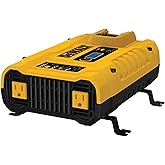 DEWALT DXAEPIP3W 20V, 3-Way Powered (Cables, Battery, DC Plug) 1000 Watt Power Inverter; Dual AC Outlets, 1 USB-A Port, & 1 USB-C 30W Port