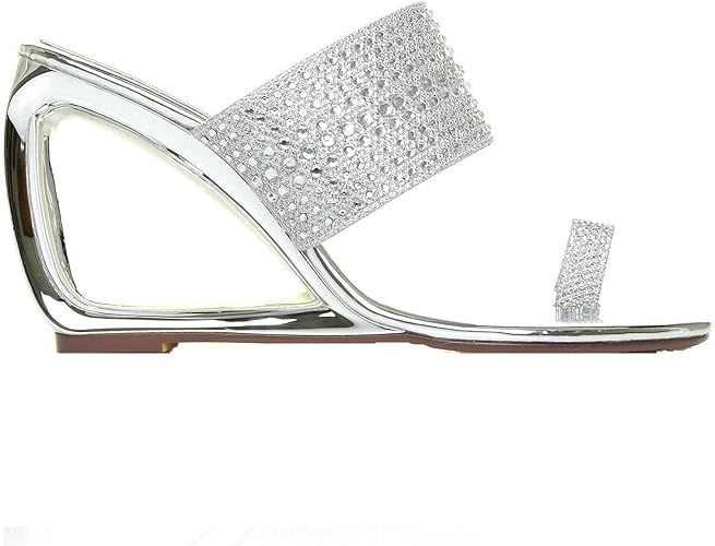 diamante wedge sandals uk