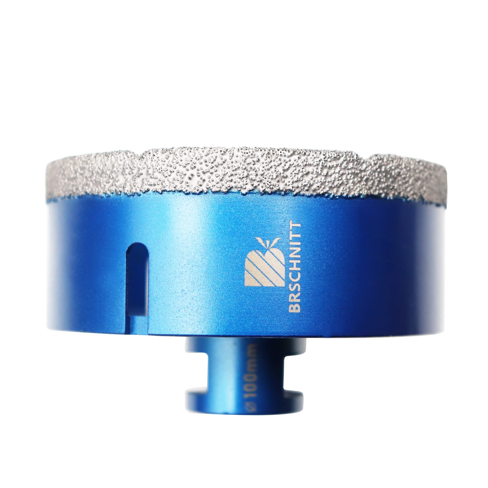 Diamond Drill Bit 100mm,BRSCHNITT 1pc M14 Vacuum Brazed Diamond Tip Drill Bit for Tile Porcelain Stoneware Ceramic Marble Granite Drilling,Suitable For Angle Grinders