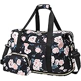 Expandable Travel Duffle Bags Weekender Overnight Bags for Women Men Hospital Bag for Women Labor Delivery with Toiletry Bag Waterproof