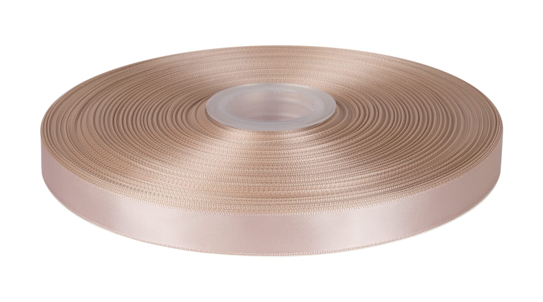 Fondersy 16mmX 91M Double Faced Satin Ribbon Vanilla Polyester Ribbon for Gift Wrapping Wedding Decoration Floral Arrangement Crafts